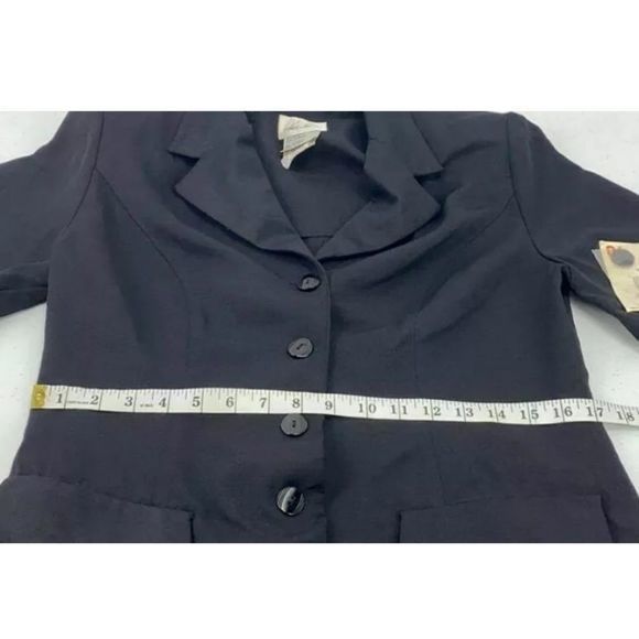 🌊KATHY LEE BLACK CARNIVAL BUTTON UP BLOUSE - Picture 6 of 8